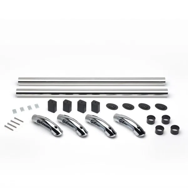 89859 – PUTCO Bed Side Rail, Direct Fit Stake Pocket Mount Chrome Plated Diecast Stainless Steel Stanchion Chrome Sta...
